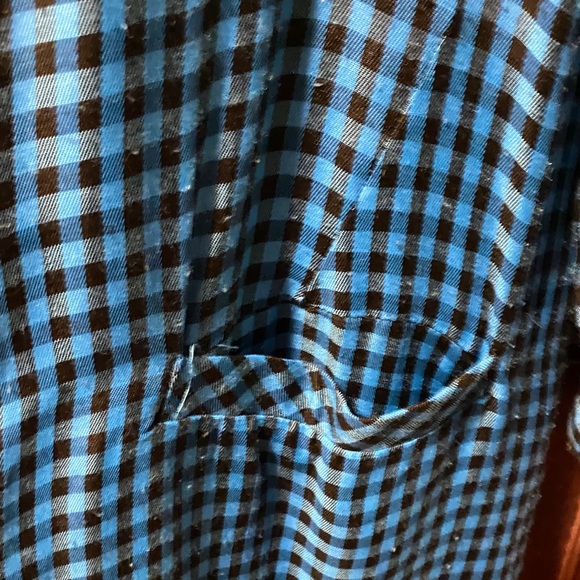 Roaman’s Blue and Black Checkered Blazer size 3X - Picture 7 of 14